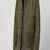 Men's green suede  genuine leather -2 flap pocket & button style