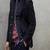 Men's black suede genuine lambskin leather coat -2 flap pocket & button style