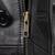 Men's black genuine lambskin leather blazer coat - 2 pocket & button style