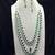 emerald green bridal necklace set, 2 layer choker, cz diamond wedding jewellery
