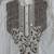Off white silk blend heavy thread & sequins embroidered kurta with straight pant