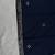 Navy blue silk blend heavy thread zari & sequins embroidered kurta