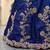 Sparkling Blue Sequins Silk blend Event Wear Lehenga Choli With Dupatta
