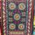 Black mirror work dupion silk embroidered dupatta