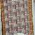 Cream mirror work silk blend printed dupatta