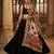 Multicolor mirror work silk blend printed dupatta