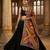 Multicolor mirror work silk blend printed dupatta