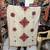Off-white printed cotton poly patch work dupatta