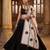 White printed cotton poly patch work dupatta