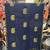 Blue printed cotton poly block print dupatta