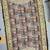 Cream printed mirror work silk blend navratri special dupatta