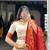 Women's Cream Kalamkari Print Tussar Silk Semi-Stitched Lehenga Choli with Foil Work & Gotta Patti Dupatta