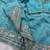 Sky Blue Color Beautiful Sequence and multi color thread embroidery work Silk Blend Saree