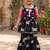 Girls Sleeveless Cotton Kurta & Churidar Salwar Set