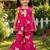 Girls Sleeveless Cotton Kurta & Churidar Salwar Set