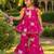 Girls Sleeveless Cotton Kurta & Churidar Salwar Set