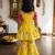 Girls Sleeveless Cotton Kurta & Churidar Salwar Set