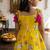 Girls Sleeveless Cotton Kurta & Churidar Salwar Set