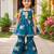 Girls Sleeveless Cotton Kurta & Churidar Salwar Set