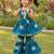 Girls Sleeveless Cotton Kurta & Churidar Salwar Set
