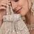 Silver ivory silk fringe potli bag