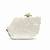 Ivory pearl rexine box clutch