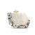 Ivory pearl rexine box clutch