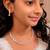 Regal radiance rose gold plated american diamond necklace set for women and girls.