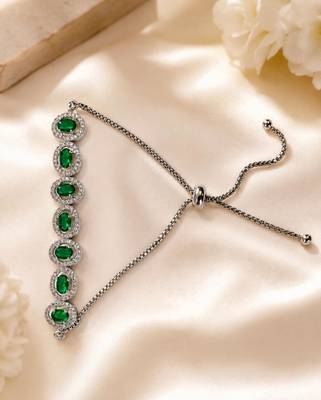 American diamond adjustable bracelet 1