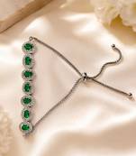 American diamond adjustable bracelet
