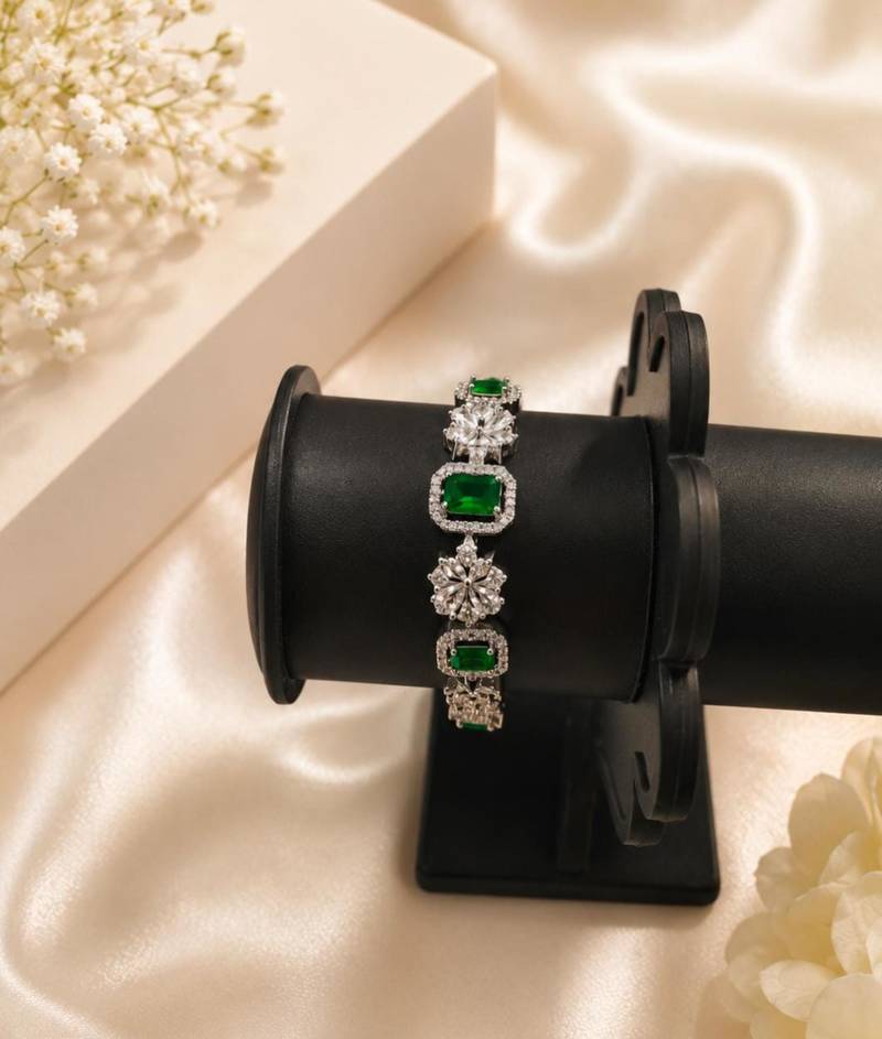 American diamond adjustable bracelet