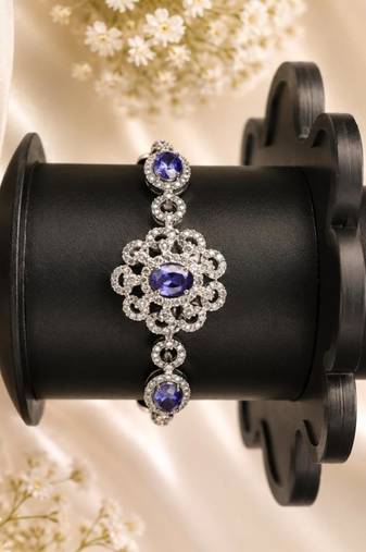 American diamond adjustable bracelet