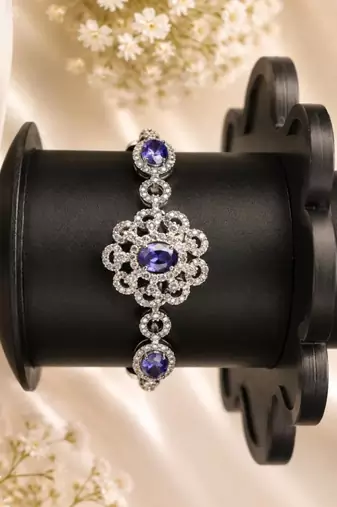 American diamond adjustable bracelet