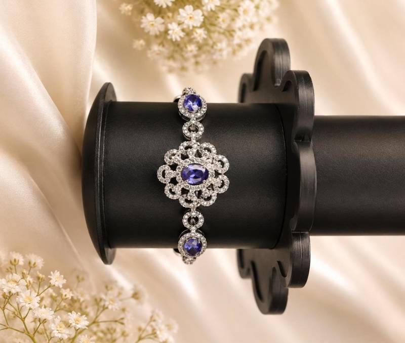 American diamond adjustable bracelet