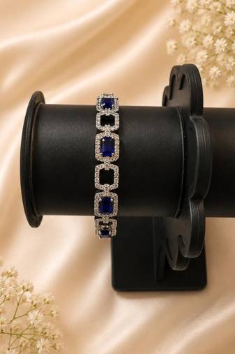 American diamond adjustable bracelet
