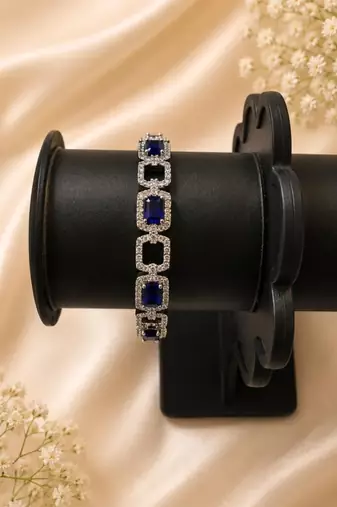 American diamond adjustable bracelet