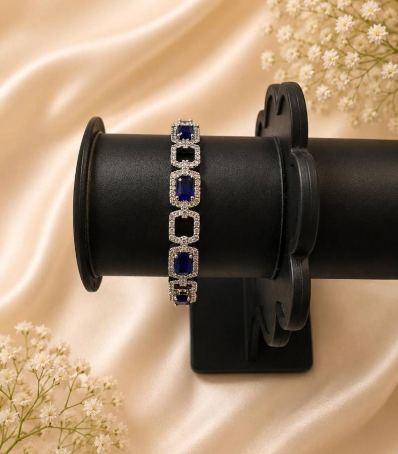 American diamond adjustable bracelet