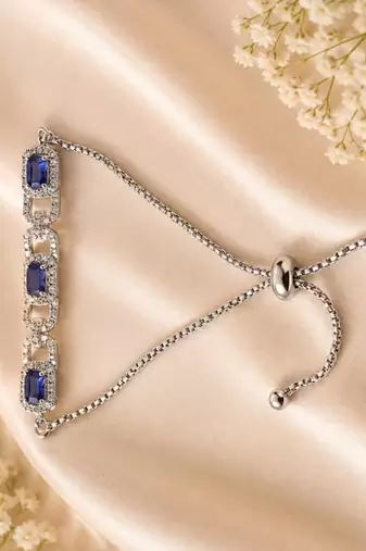 American diamond adjustable bracelet