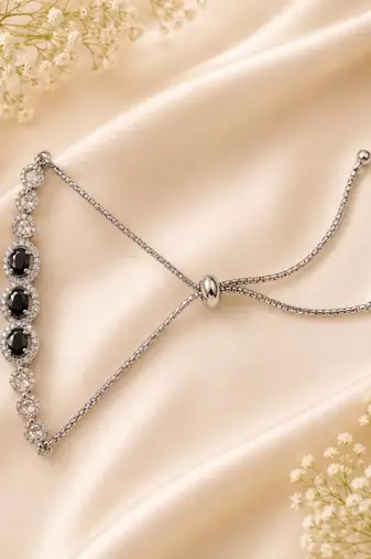 American diamond adjustable bracelet