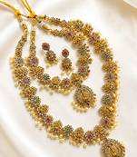 Swarna lakshmi temple necklace set