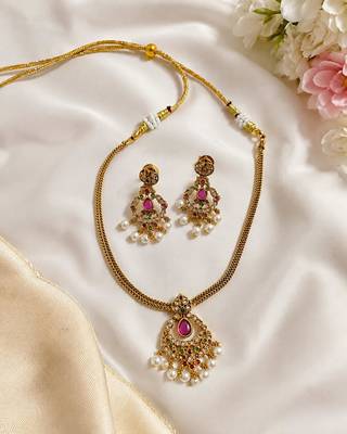 Anvika temple necklace set 1