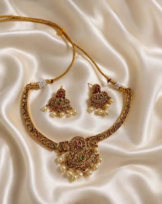 Aradhya temple jewellery necklace 1
