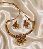 Aradhya temple jewellery necklace
