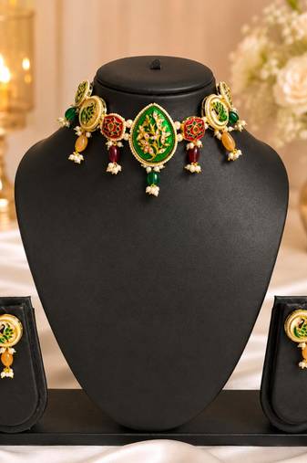Rang mahal choker set