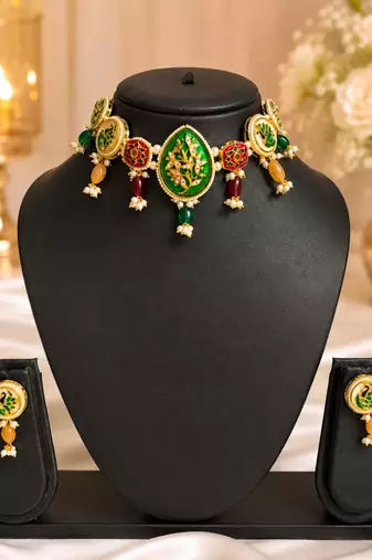 Rang mahal choker set
