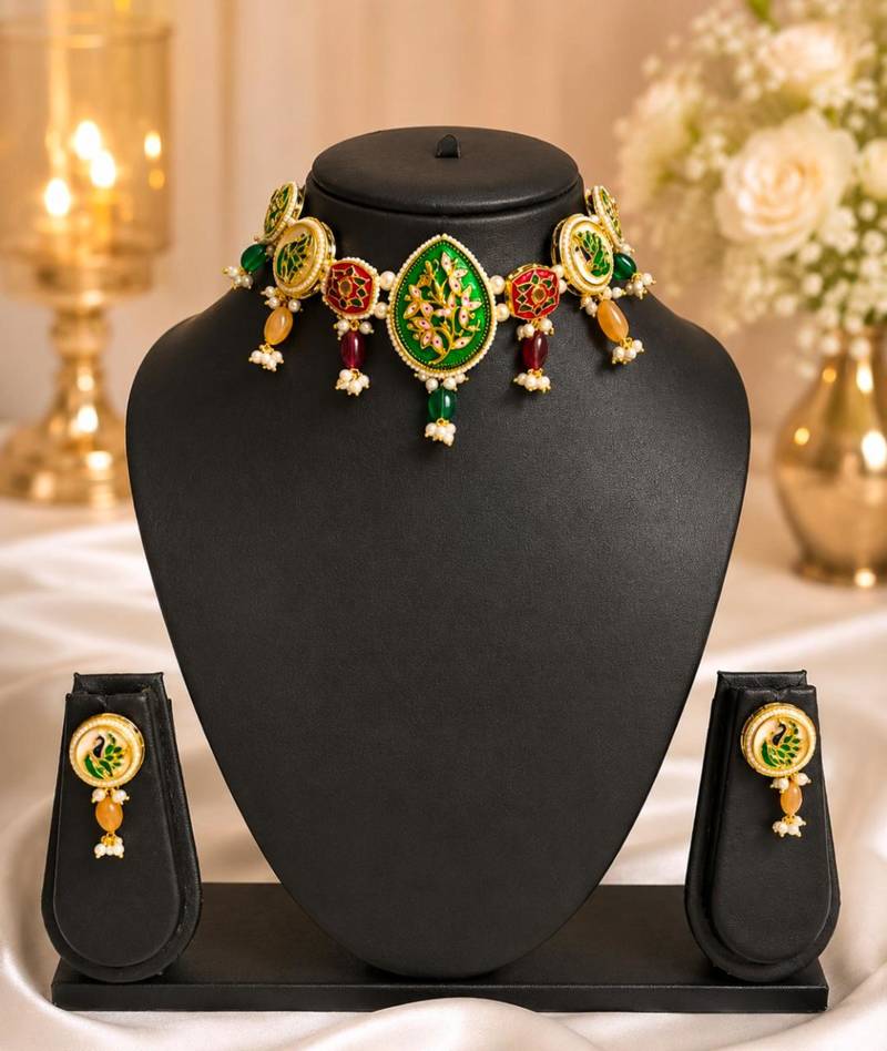 Rang mahal choker set
