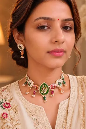 Rang mahal choker set