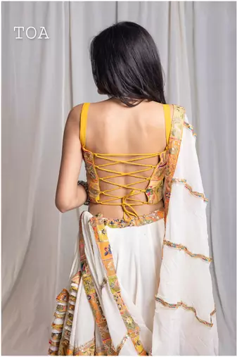 Vintage vibe spaghetti top yellow