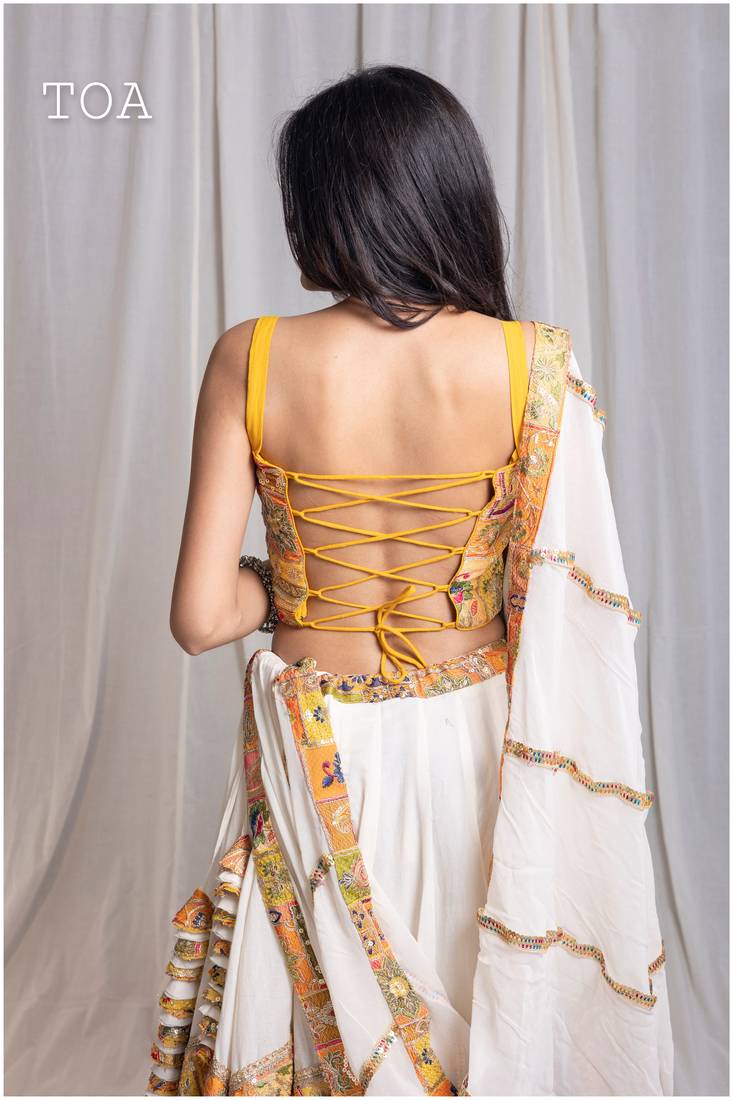 Vintage vibe spaghetti top yellow
