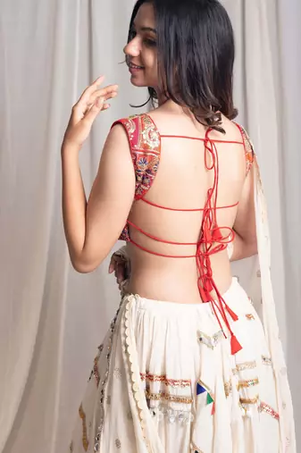 Vintage vibe spaghetti top red